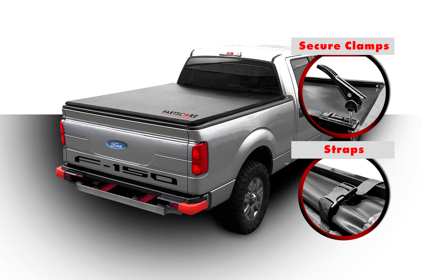 Soft TRIFOLD TONNEAU COVER 2004-2023 Ford F-150