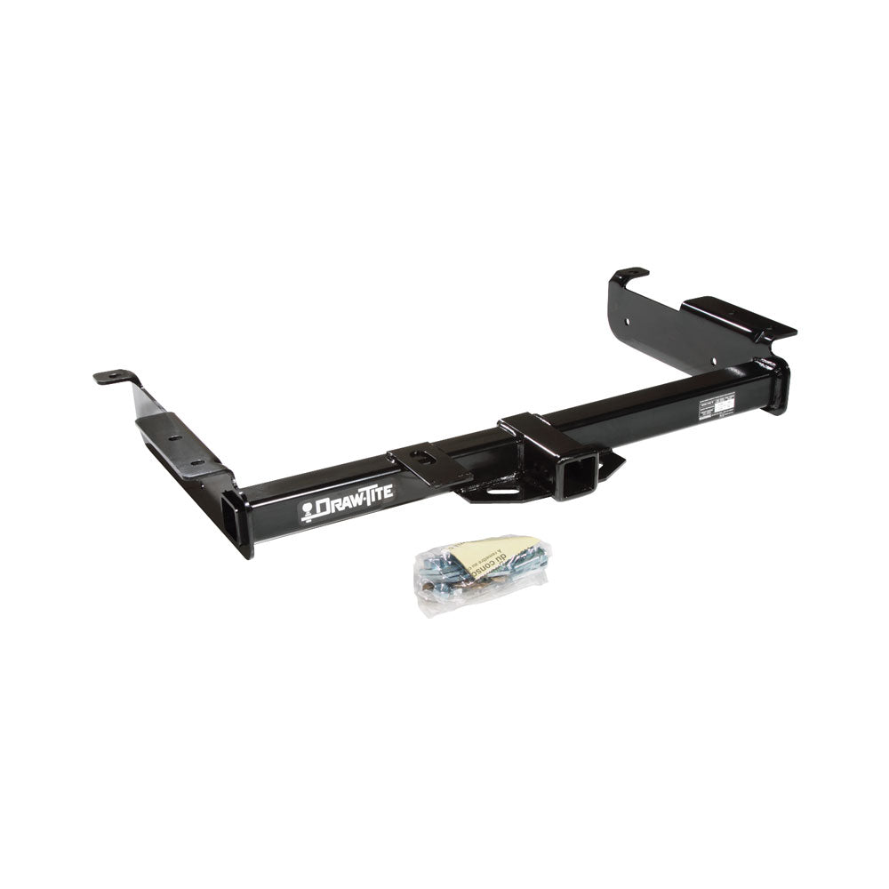 Draw Tite 41521 / Class 4 Trailer Hitch, 2 Inch Square Receiver, Black, Compatible with Chevrolet Express : GMC Savana