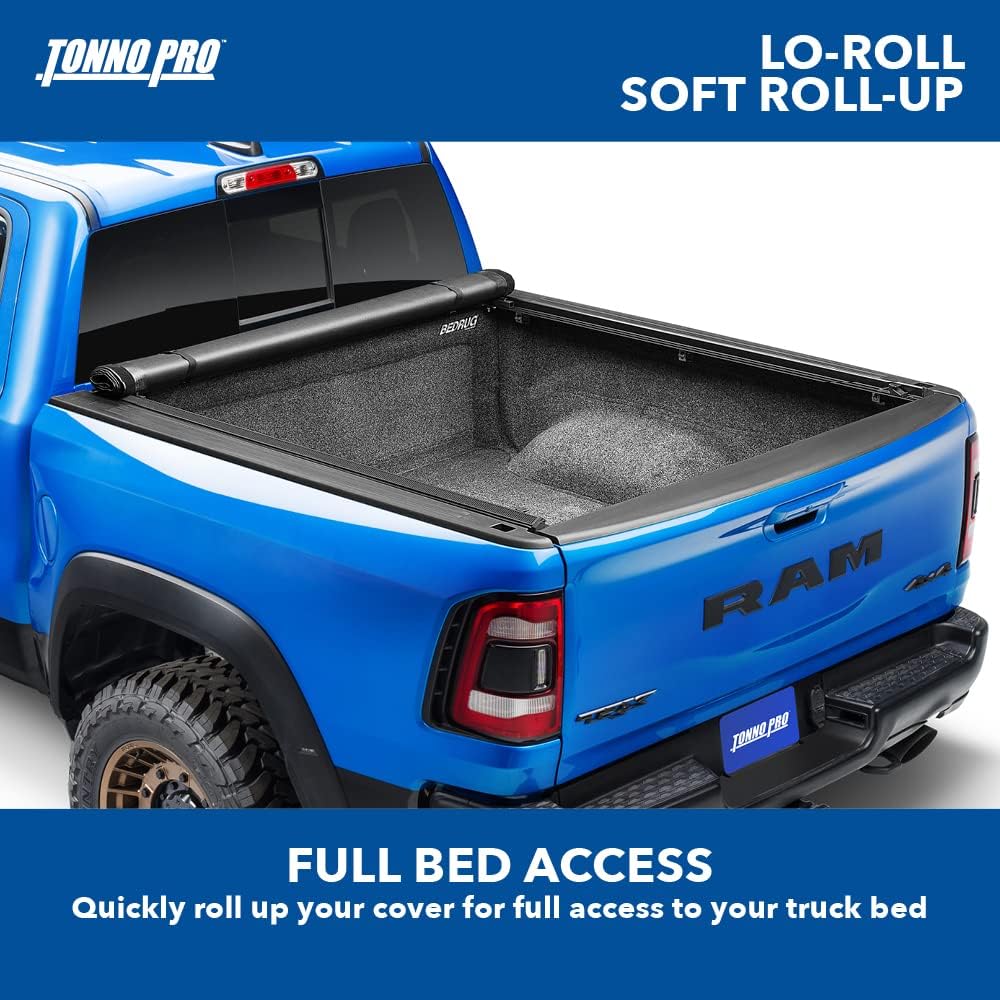 Tonno pro LR-2060 / 2019-2025 Ram 1500 (New Body Style) 6.4'ft (No Ram Box) LoRoll Cover