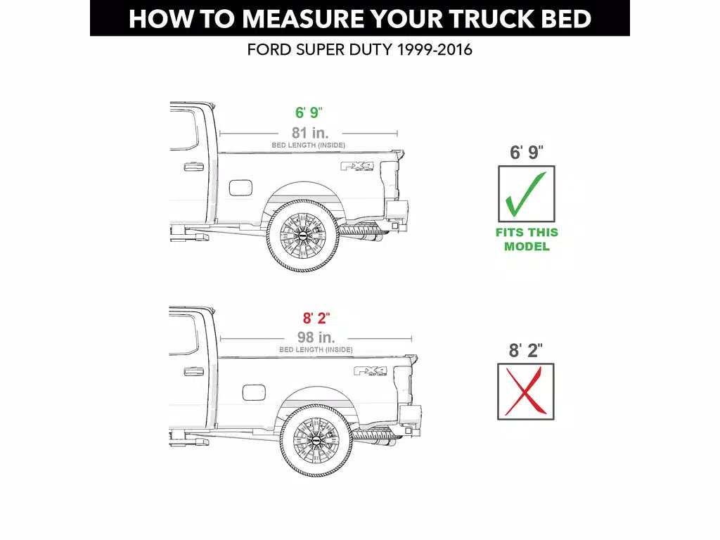 Truxedo Lo Pro 569101 / 2008-2016 Ford F-250, F-350, F-450 Super Duty 6' 10"