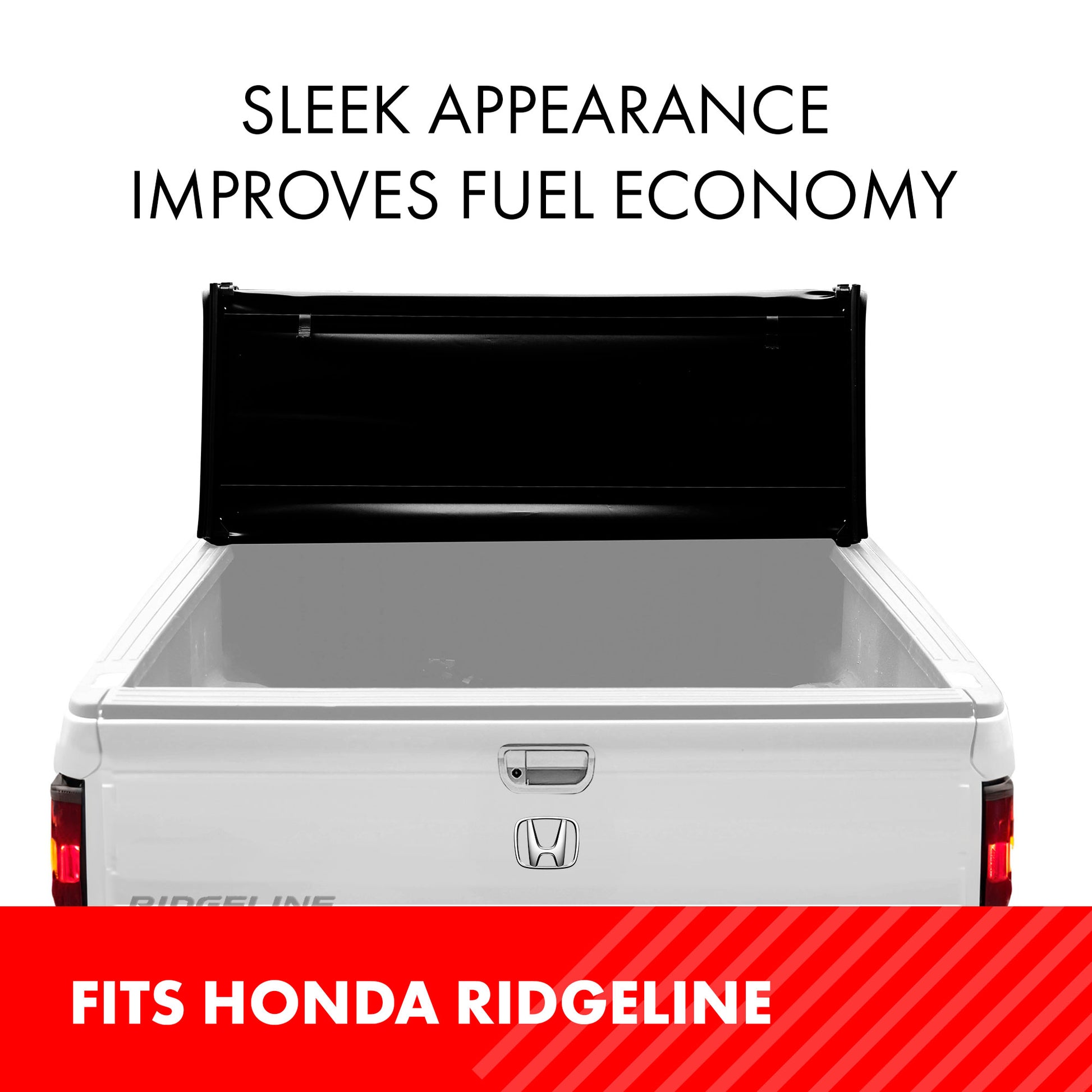 Soft TRIFOLD Vinyl TONNEAU COVER Honda Ridgeline 2017-2023