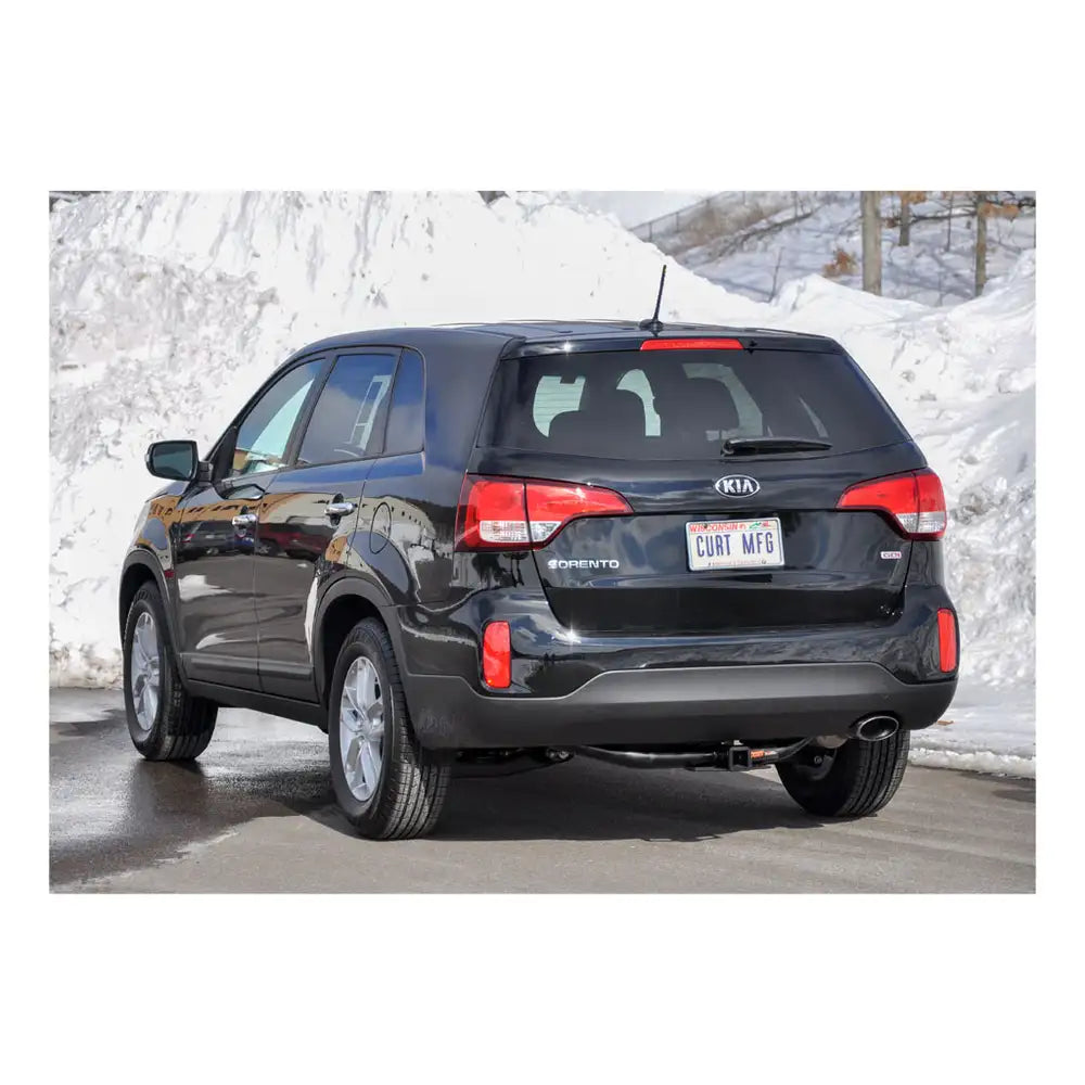 CLASS 3 TRAILER HITCH, 2" RECEIVER, SELECT 2014-2015 KIA SORENTO, 2013-2018 HYUNDAI SANTA FE CURT #13152