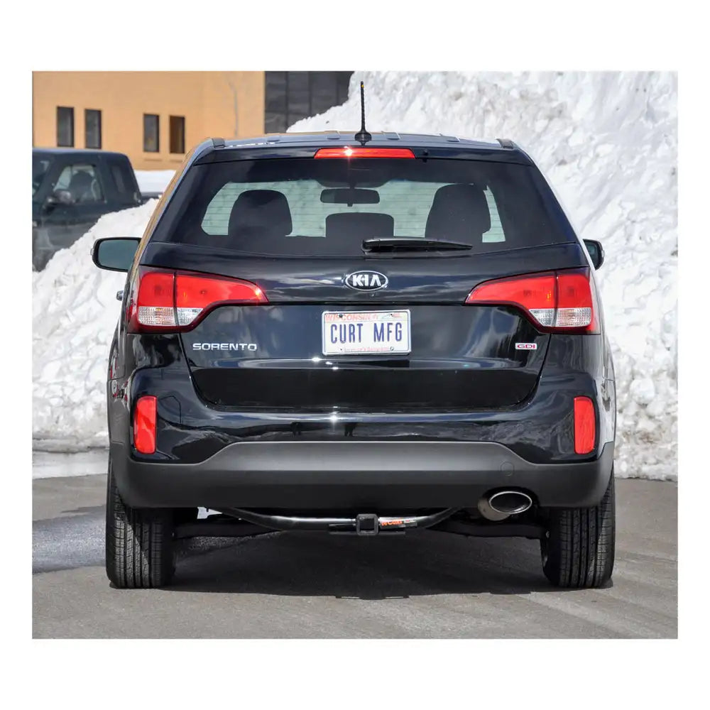 CLASS 3 TRAILER HITCH, 2" RECEIVER, SELECT 2014-2015 KIA SORENTO, 2013-2018 HYUNDAI SANTA FE CURT #13152