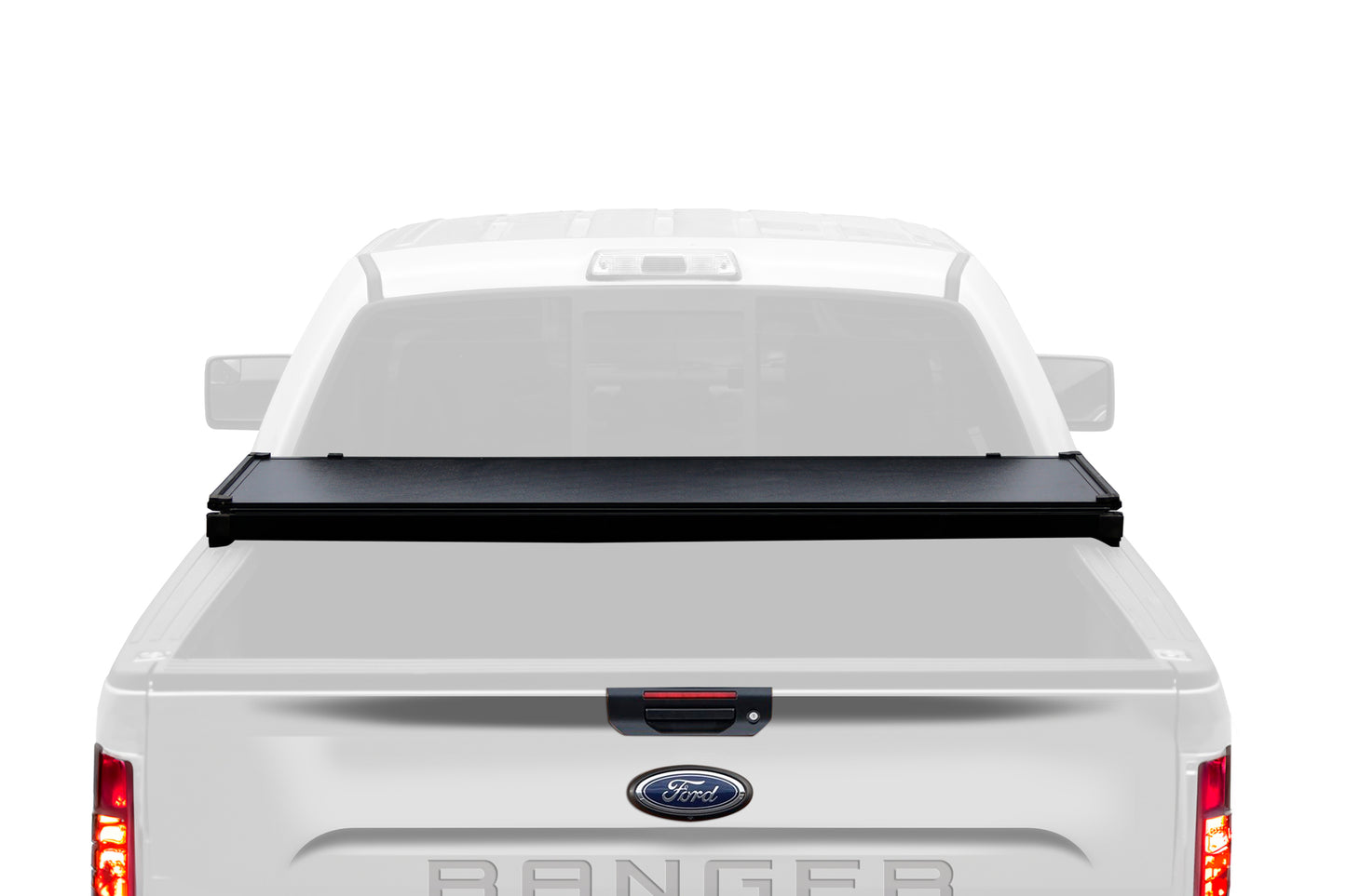 Partscore Premium Hard TRI-FOLD Fiberglass TONNEAU COVER 2019-2023 Ford Ranger